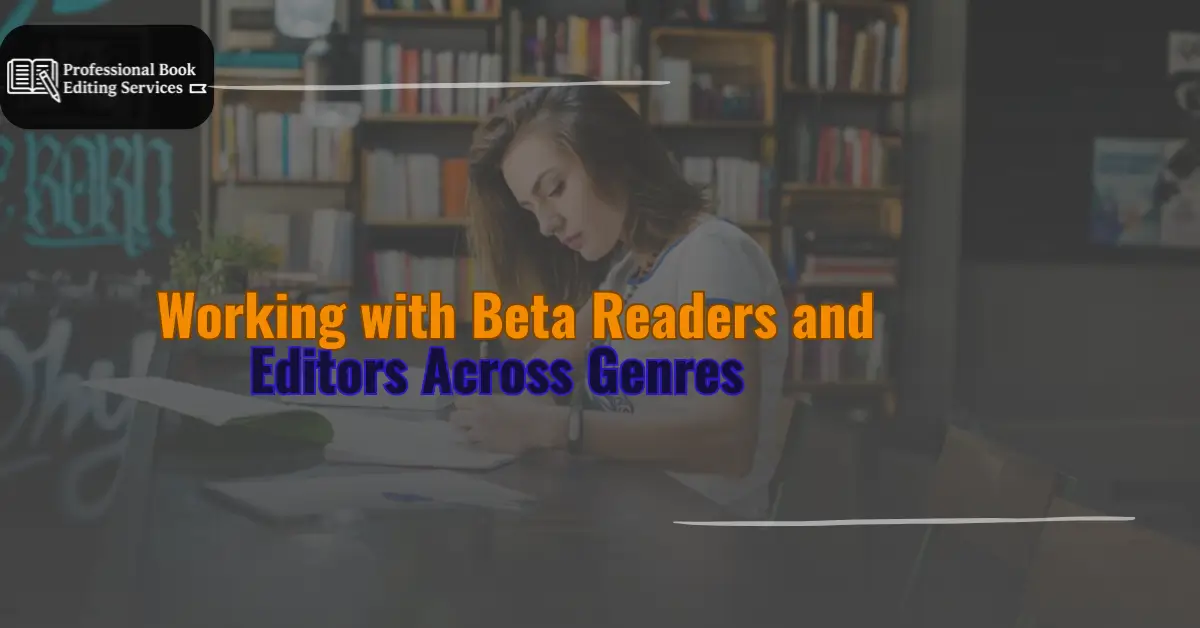 Beta Readers and editors