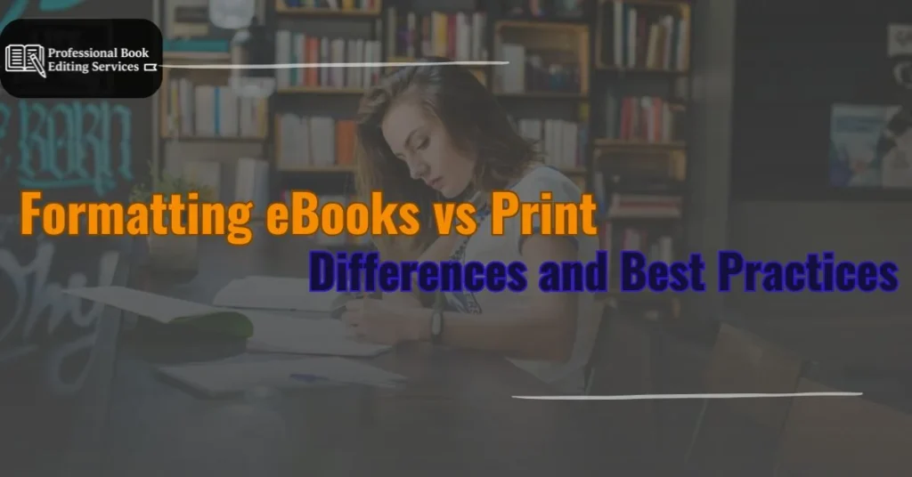 formatting eBooks vs print books